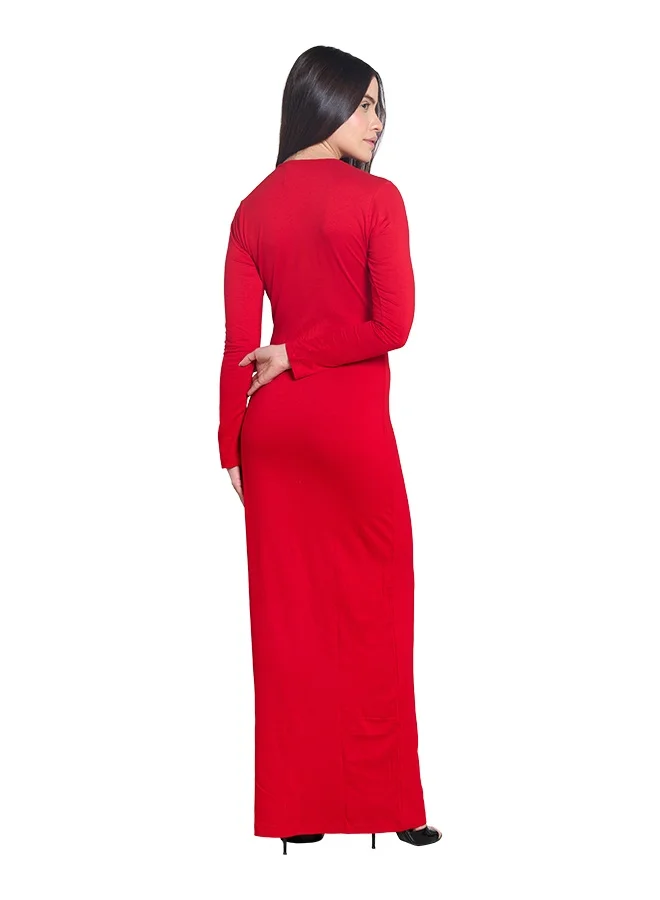 Ohsofly  Women’s Long Maxi Dress with Elegant Draping for Casual, Party, Holiday Trips & Evening wear. for Women | Best Price UAE